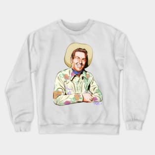 Rex Allen - An illustration by Paul Cemmick Crewneck Sweatshirt